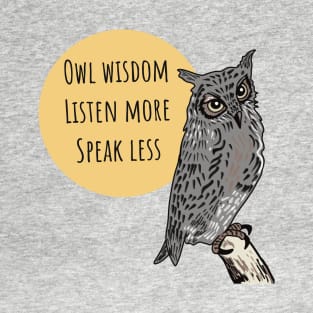 Owl Wisdom T-Shirt